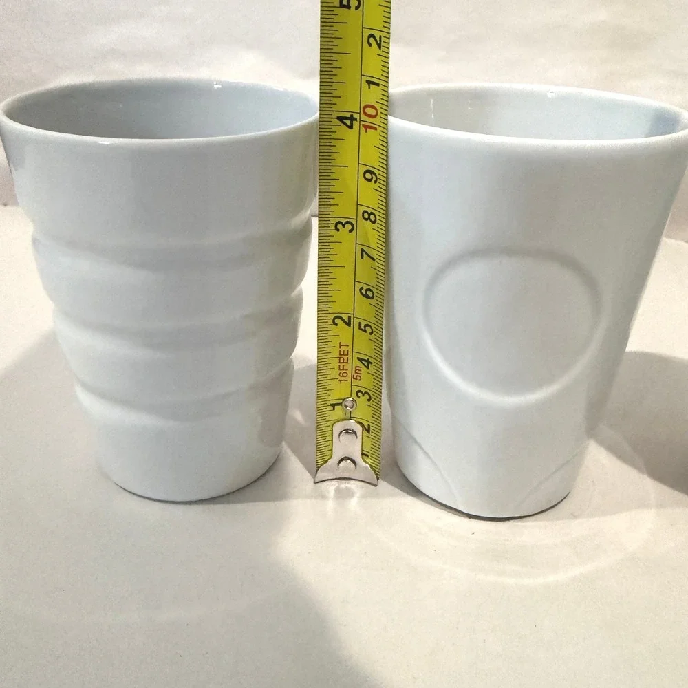 Starbucks New Bone China‎ Espresso Cup Set of 4 NIB Gift Box Barista Series